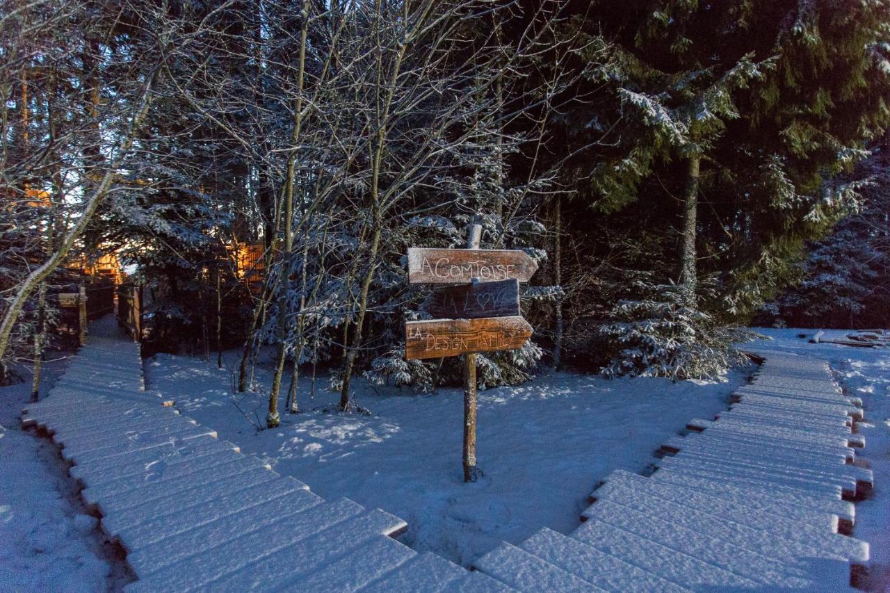 Domaine De L'Authentique Cabanes Dans Les Arbres Fournet-Blancheroche Екстериор снимка