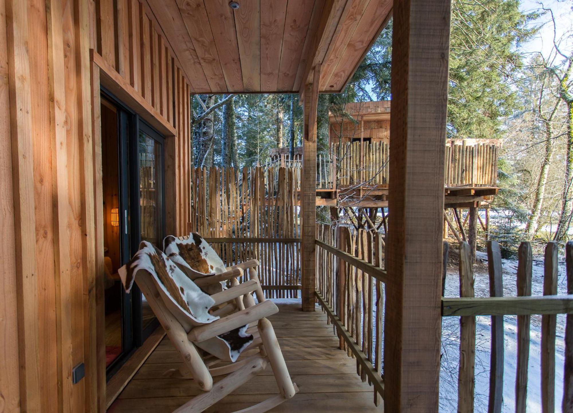 Domaine De L'Authentique Cabanes Dans Les Arbres Fournet-Blancheroche Стая снимка